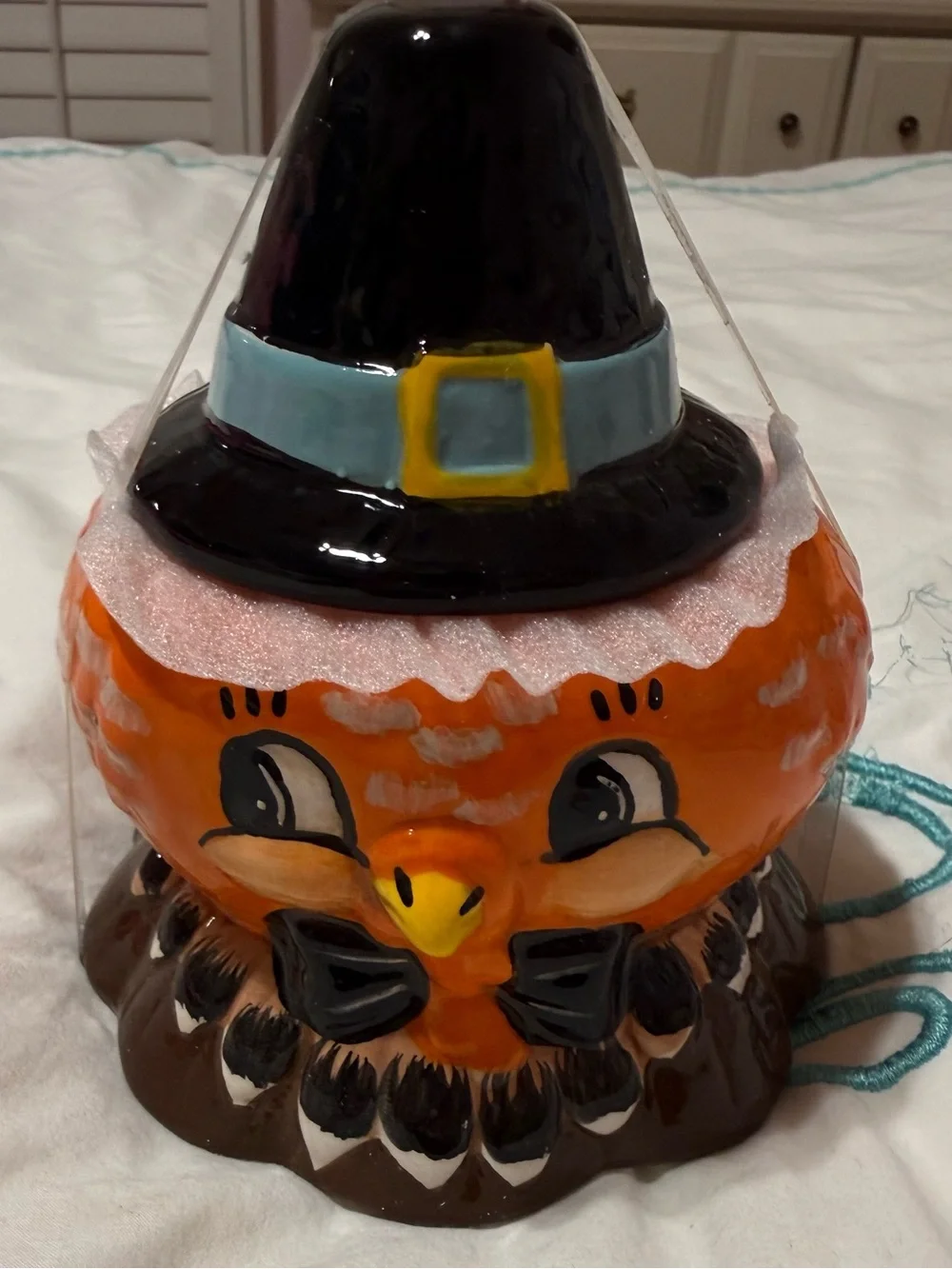 Johanna Parker Fall Turkey Jar Accent NWT